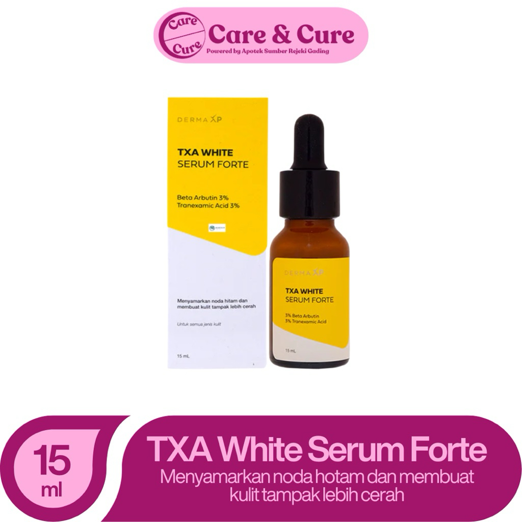 Derma XP TXA White Serum Forte (15 ml) - Serum TXA For Brightening, Glowing, Anti Aging Skin