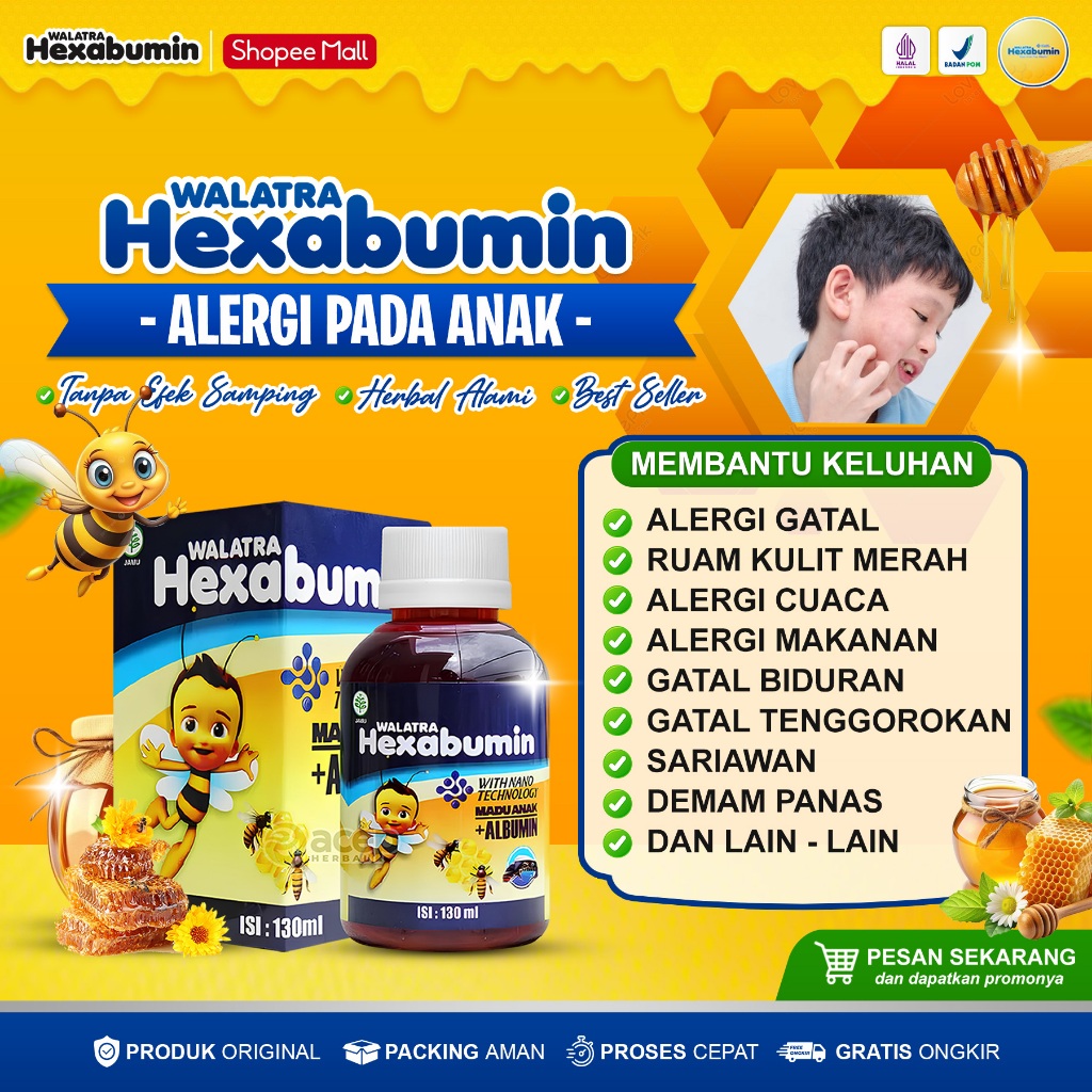 Obat Alergi Khusus Anak , Ruam Merah , Bentol Kecil , Biduran , Alergi Dingin , Gatal Bruntus , Aler