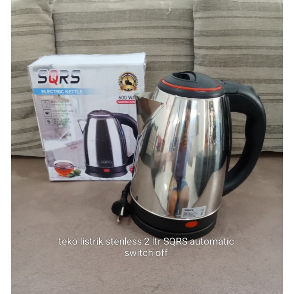 Teko Pemanas Air Listrik Otomatis 2Lt HYQ-TK200/Mug Listrik Stainless