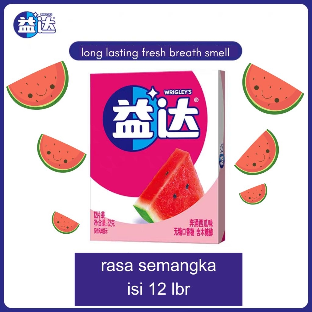 

Permen Karet rasa Semangka READY!