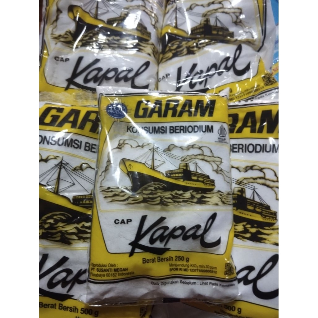 

garam kapal 250 gr dan 500gr