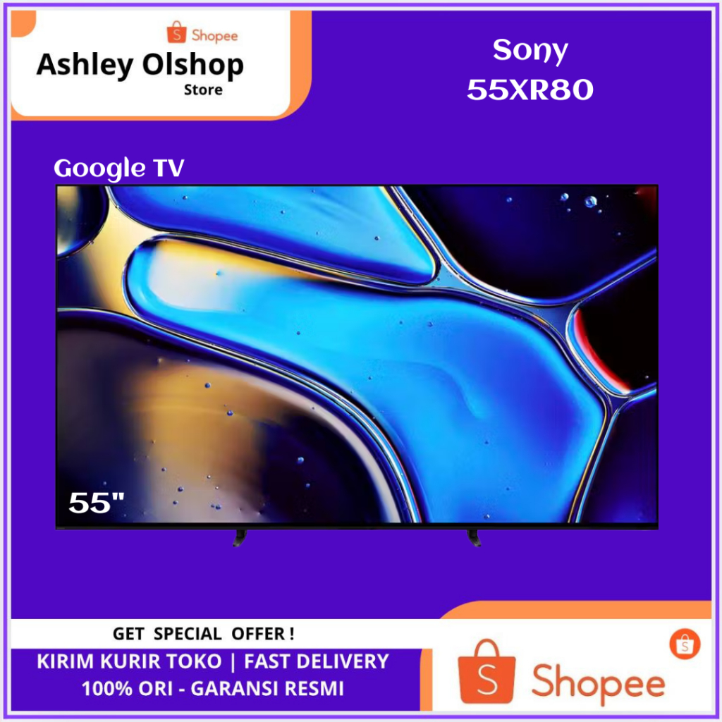 TV Sony BRAVIA 8 K-55XR80 55 Inch Google TV OLED Sony 55XR80 4K HDR 55 Inci