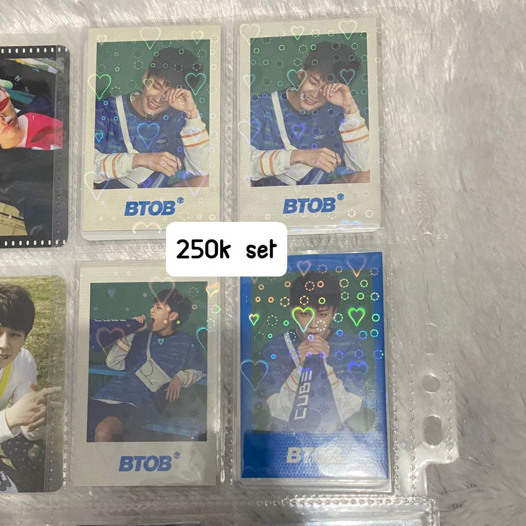 BTOB JUNG ILHOON UCUBE CONCERT POLAROID PHOTOCARD PC