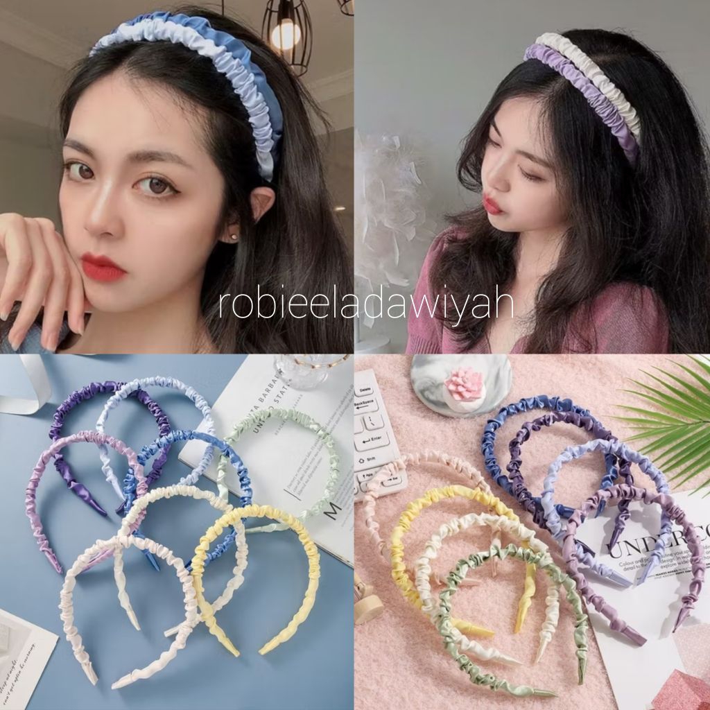 bando srunchie korea kerut/bando lucu sruncie