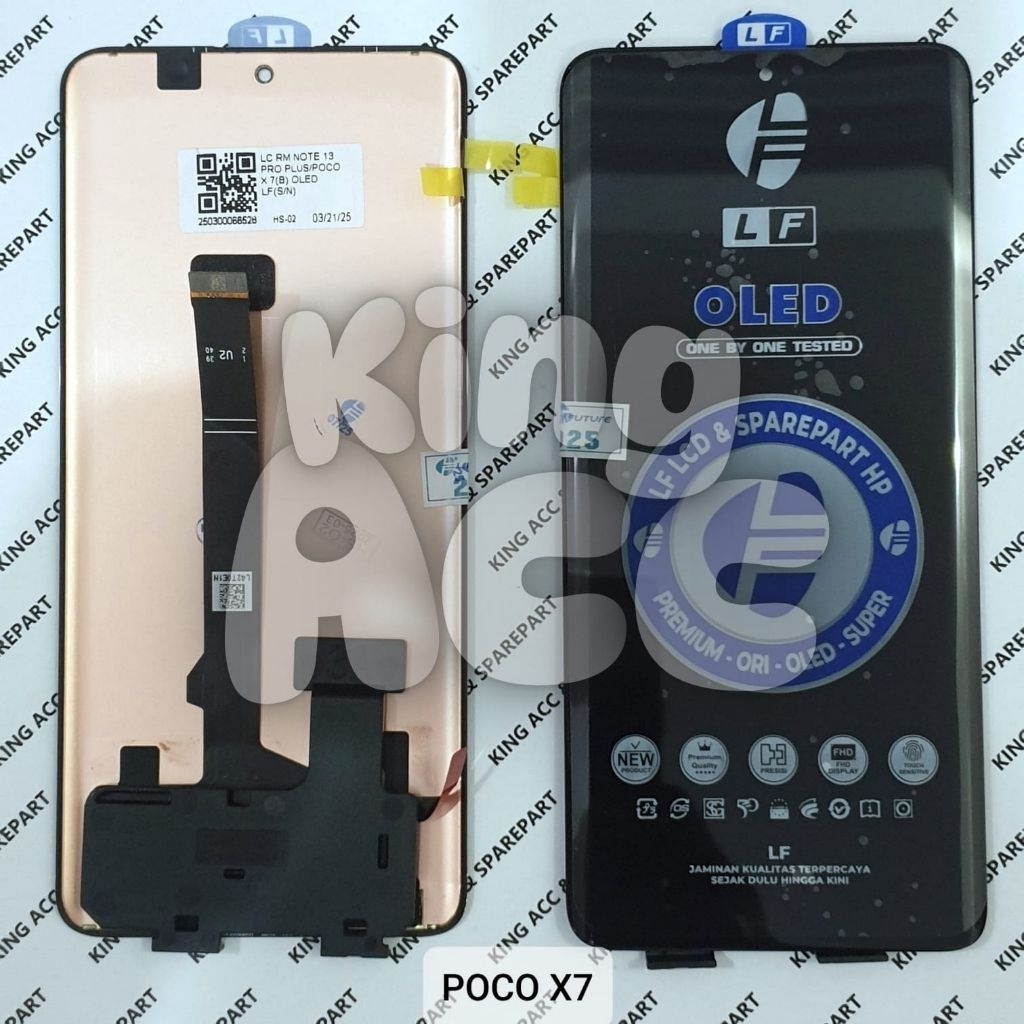 LCD TOUCHSCREEN XIAOMI REDMI NOTE 13 PRO PLUS / POCO X7 / NOTE 14 PRO 5G OLED OG