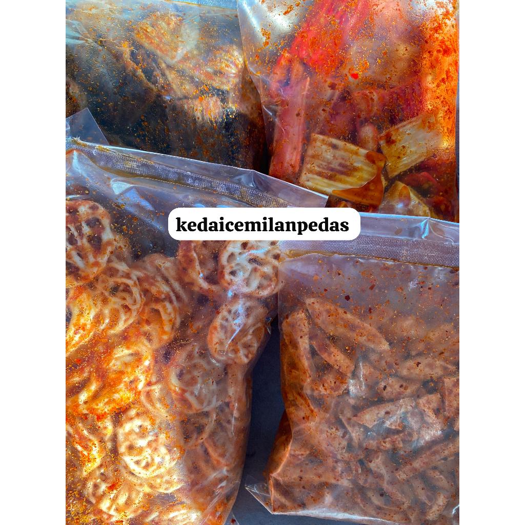

seblak mi/kerupuk seblak campur 1kg dapat 4 produk kemasan 250gram bisa request via catatan