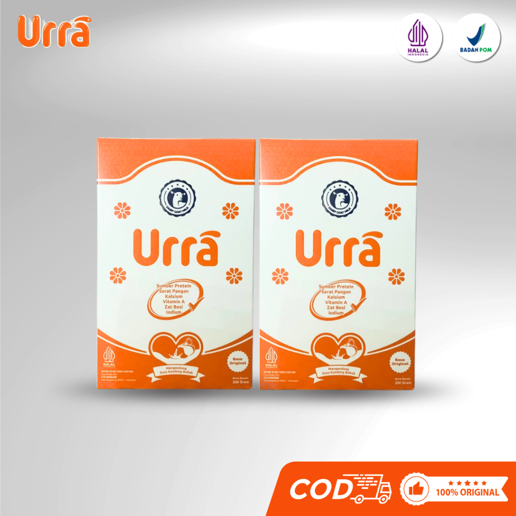 

Paket 2 Box URRA Susu Kambing Saanen Untuk Penambah Berat Badan Anak & Tinggi Badan Anak