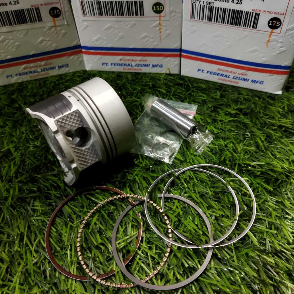 PISTON KIT SEHER MENTAH FIM PIN 13/PISTON FIM2 54,5MM 55MM 55,25MM PEN 13 BASIC PISTON DOME MENTAH F