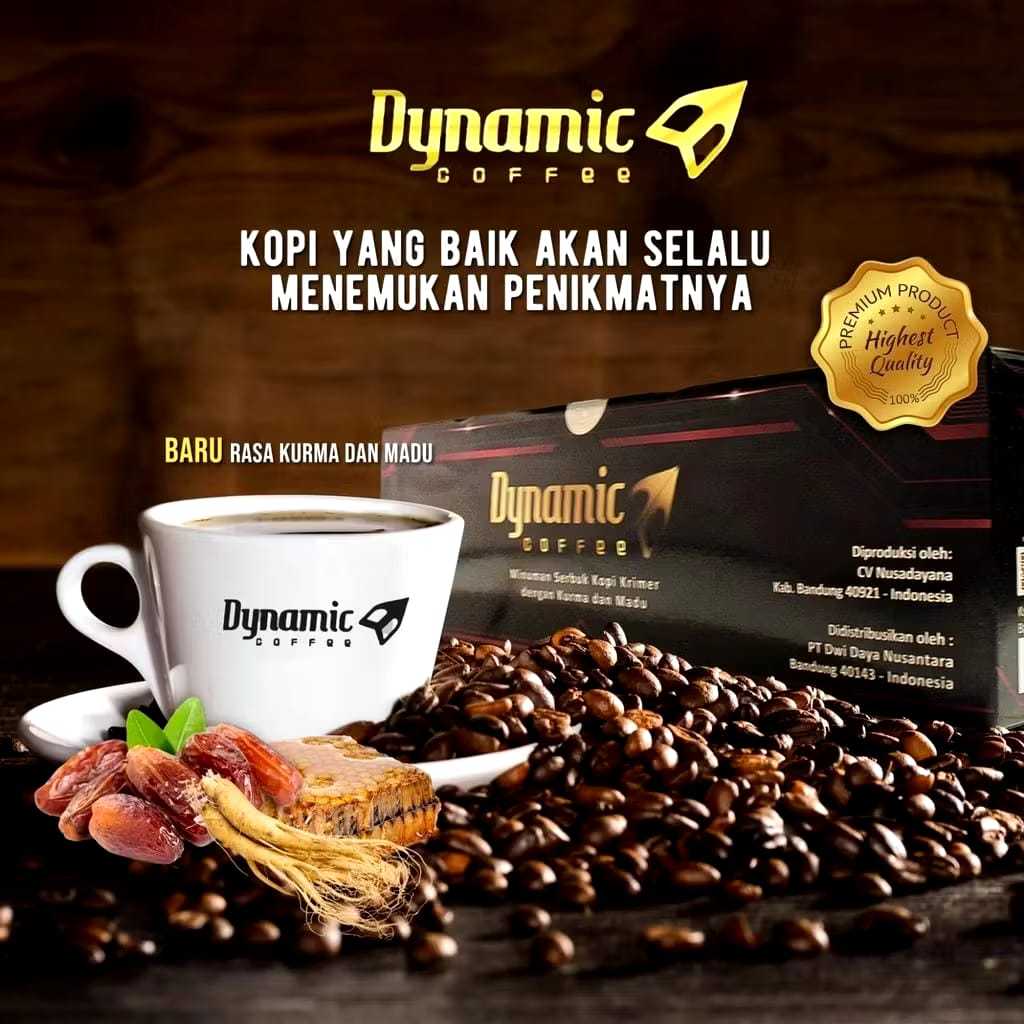 

KOPI DYNAMIC Asli 100% Original 10 Sachet Dinamic Coffee