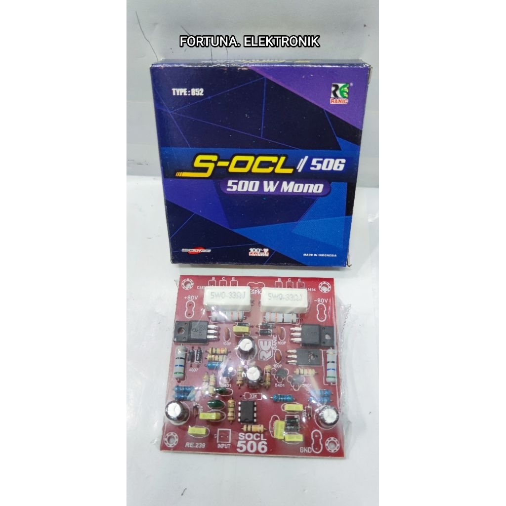 RANIC KIT POWER DRIVER MONO S-OCL 506/SUPER OCL 506 500W MONO TYPE(852)