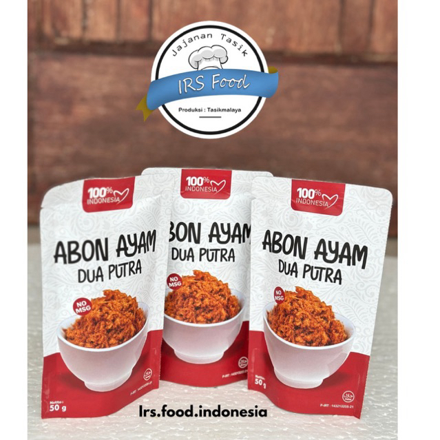 

Abon ayam dua putra kemasan ekonomis langsung dari pabrik