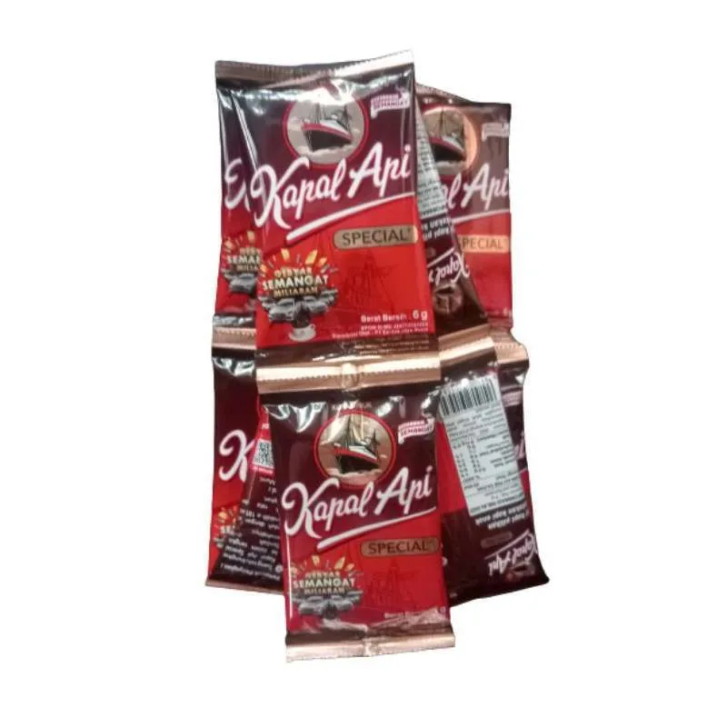 

Kopi Kapal Api Special Kemasan Sachet 6gr / Kopi Kapal Api Mini Sachet Tanpa Gula 1 Sachet 6 gr
