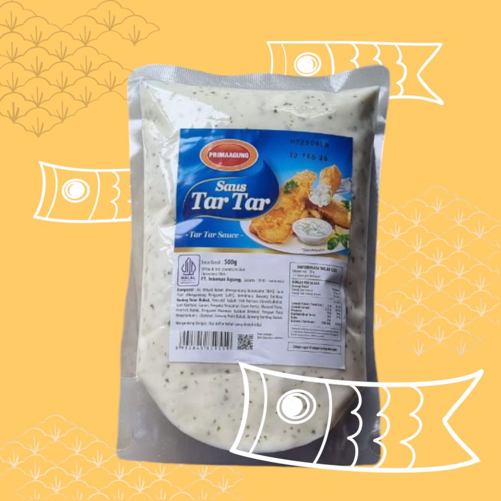 

Saus TarTar | TarTar Sauce Prima Agung 250gr-500gr Halal