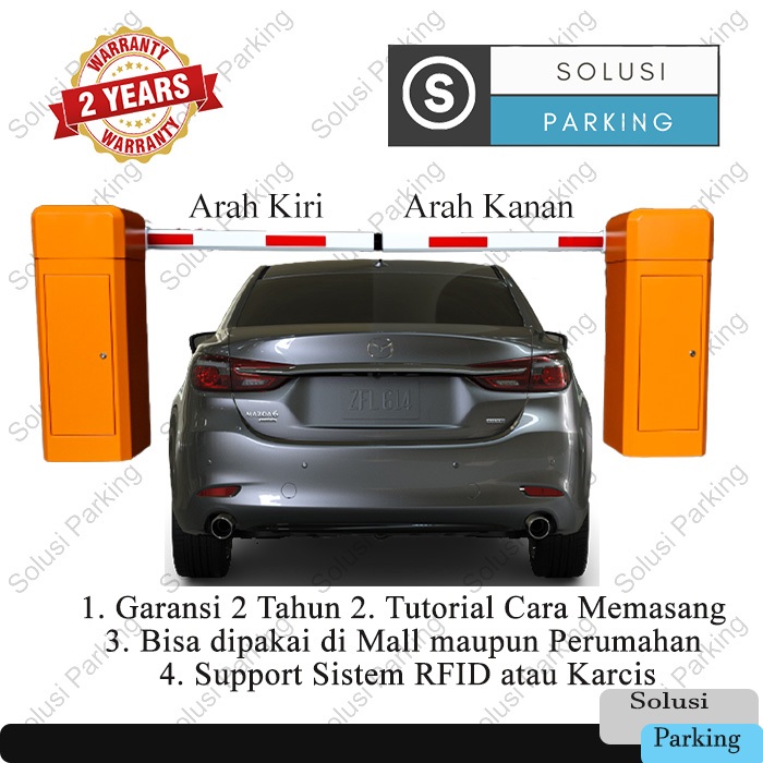 Barrier Gate MX50 DC / Palang Parkir MX50 / Portal Gate MX50 DC