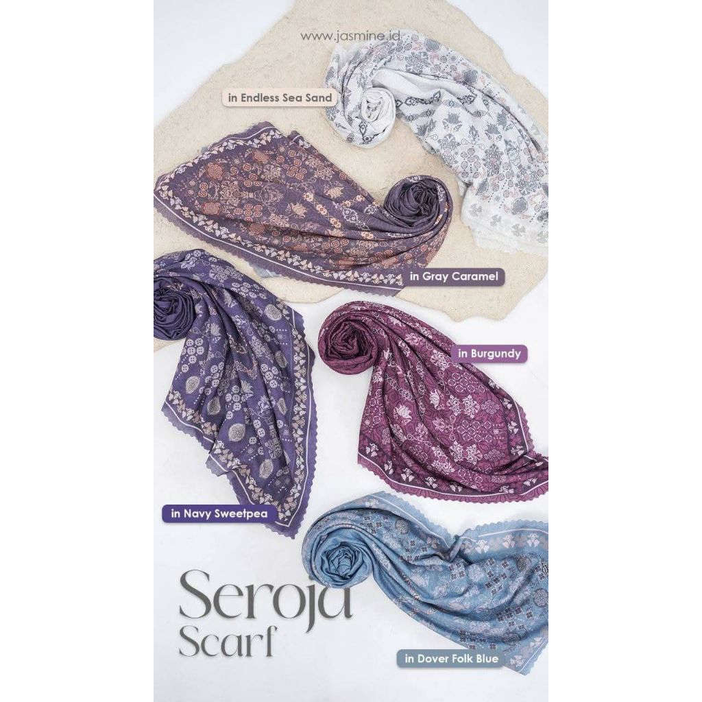 Jasmine by Lidia Hadiwinoto - Seroja Scraf | Gallery fashionku pkl