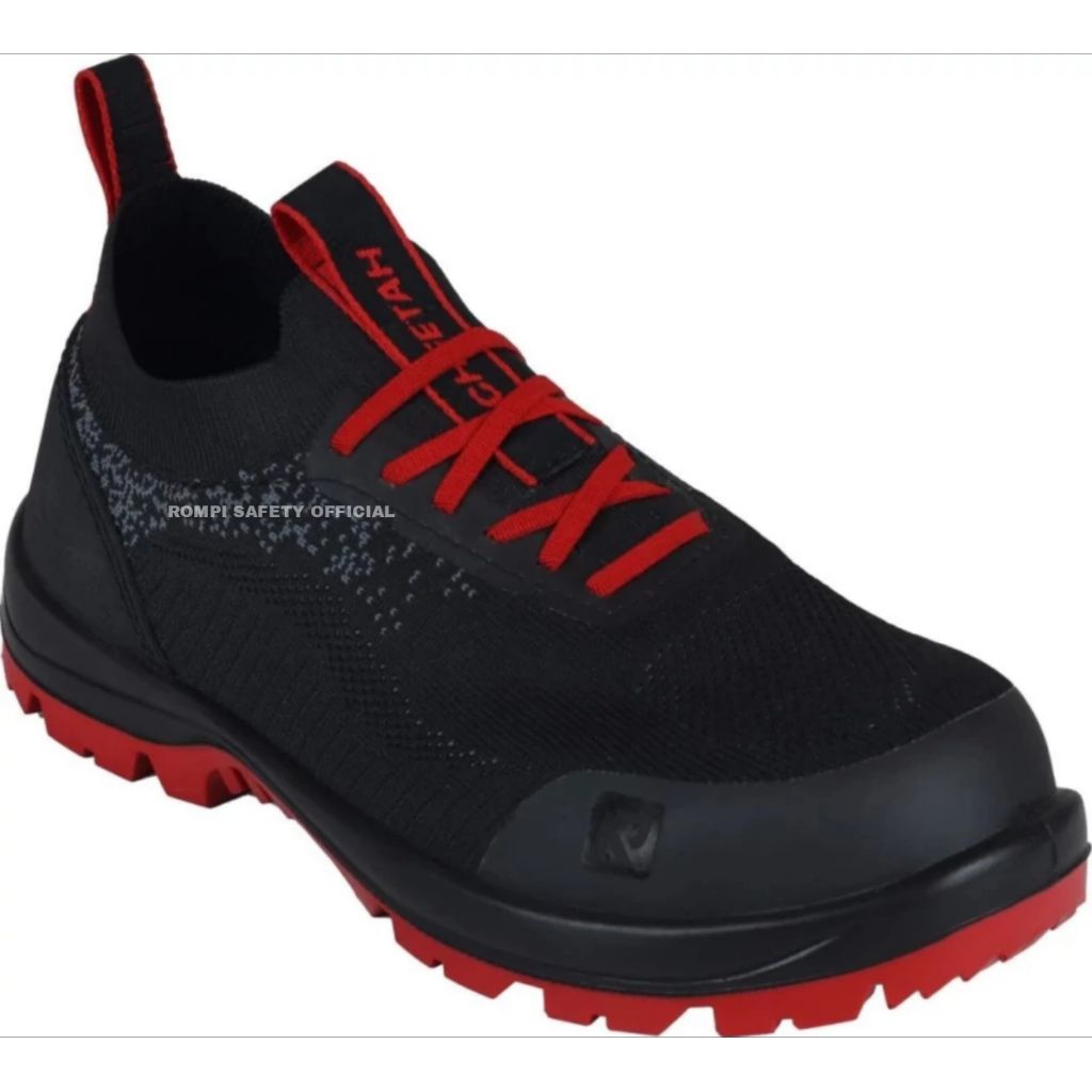 SEPATU SAFETY MERK CHEETAH REFLEX 8084 WARNA MERAH - CHEETAH 8084 - REFLEX 8084 - SEPATU PROYEK - 80