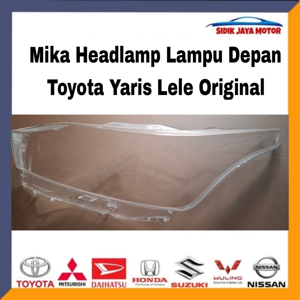 Mika Headlamp Lampu Depan Yaris Lele Original Copotan 2014 2015 2016 2017 Lampu depan Toyota YARIS