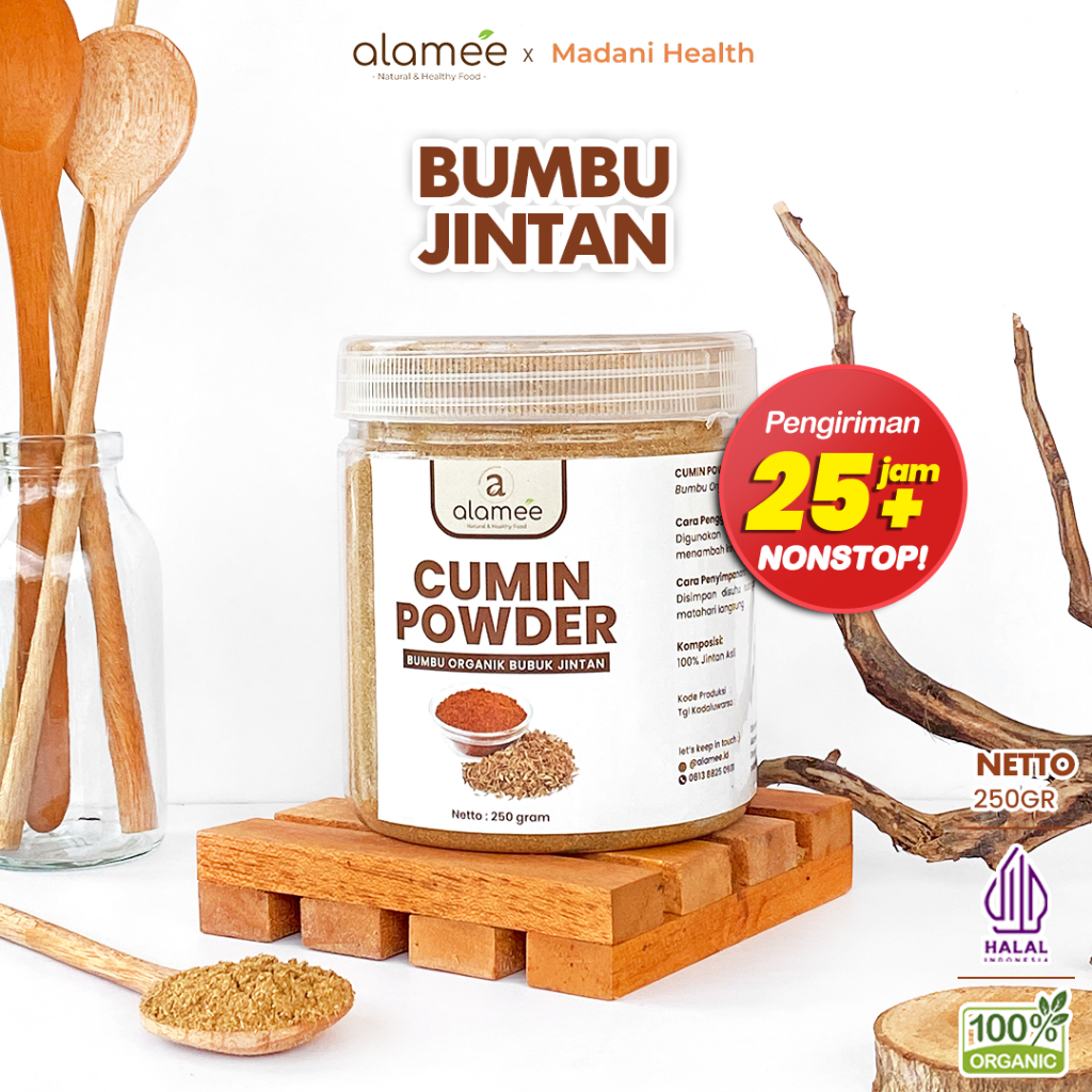 

ALAMEE Bumbu Dapur Jintan Bubuk Cumin Powder Bumbu Dapur Instan Jinten Ground Caraway Rempah Masak