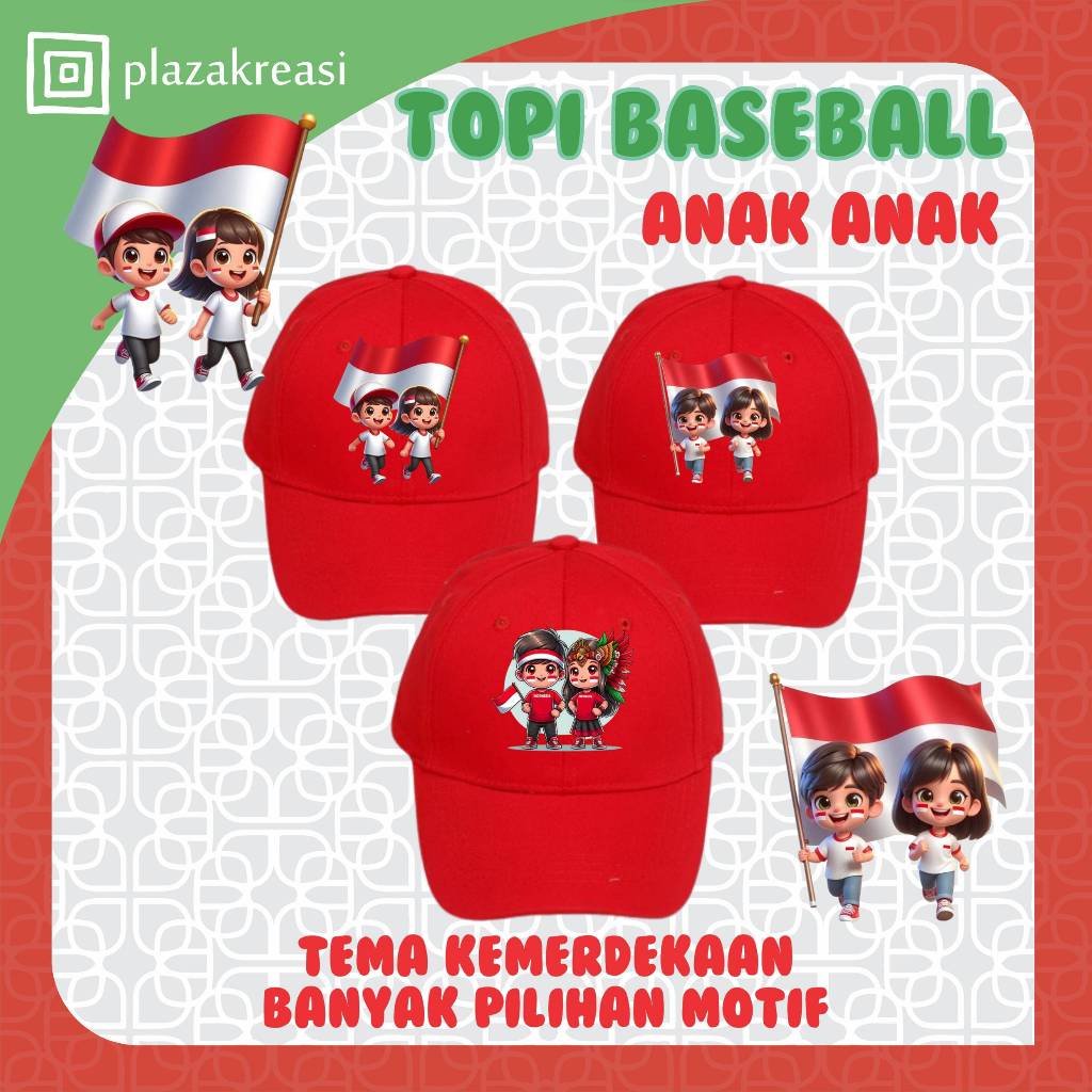 Topi kemerdekaan Topi Anak Anak Hut kemerdekaan Indonesia