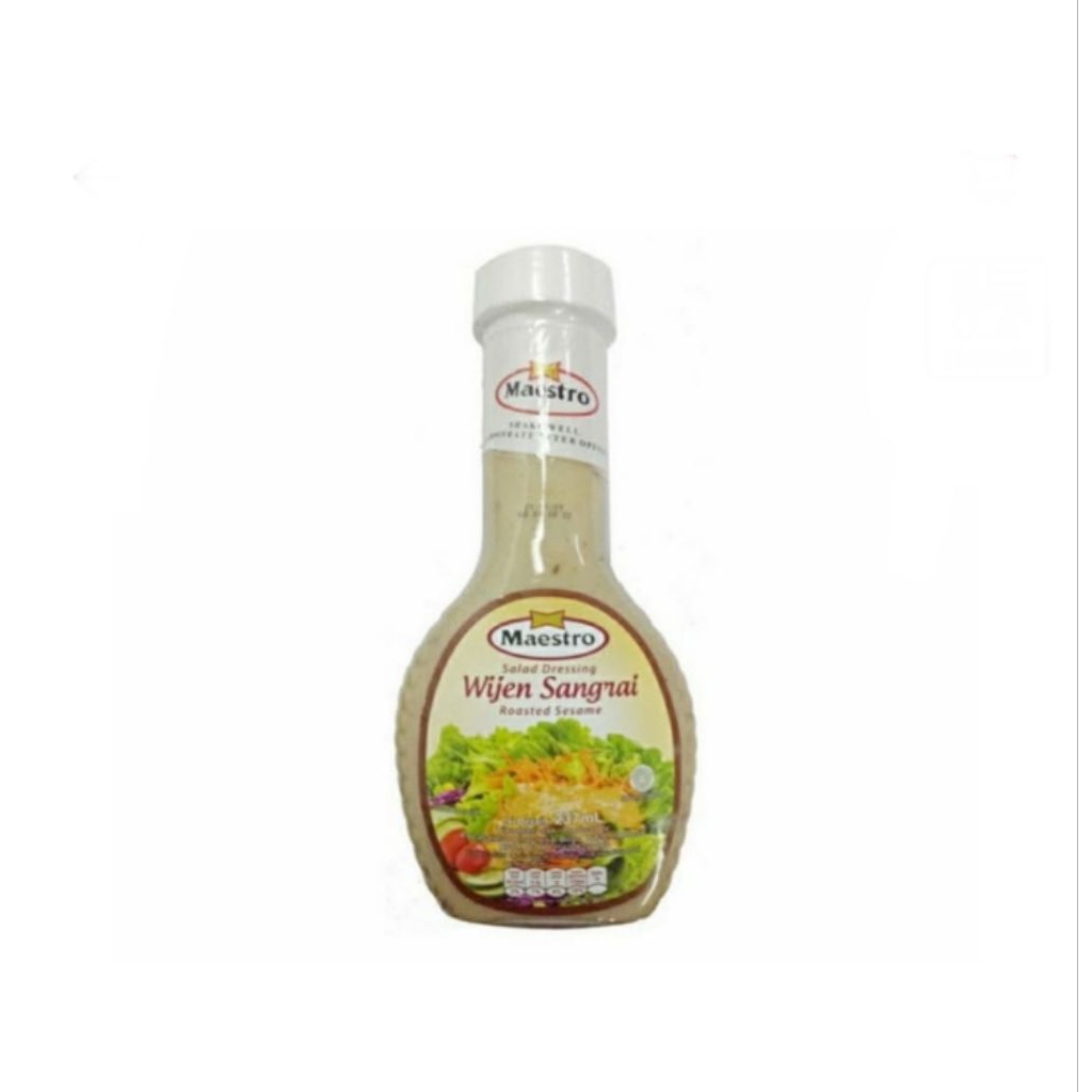 

maestro salad dressing wijen sangrai 237 ml