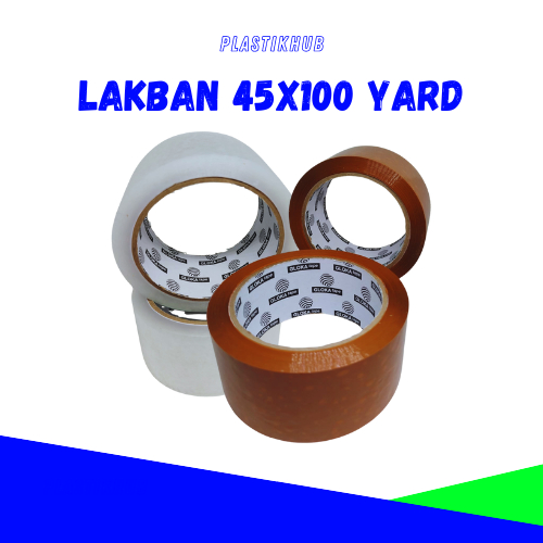 

Lakban OPP tape 45x100 Yard 1 Pcs