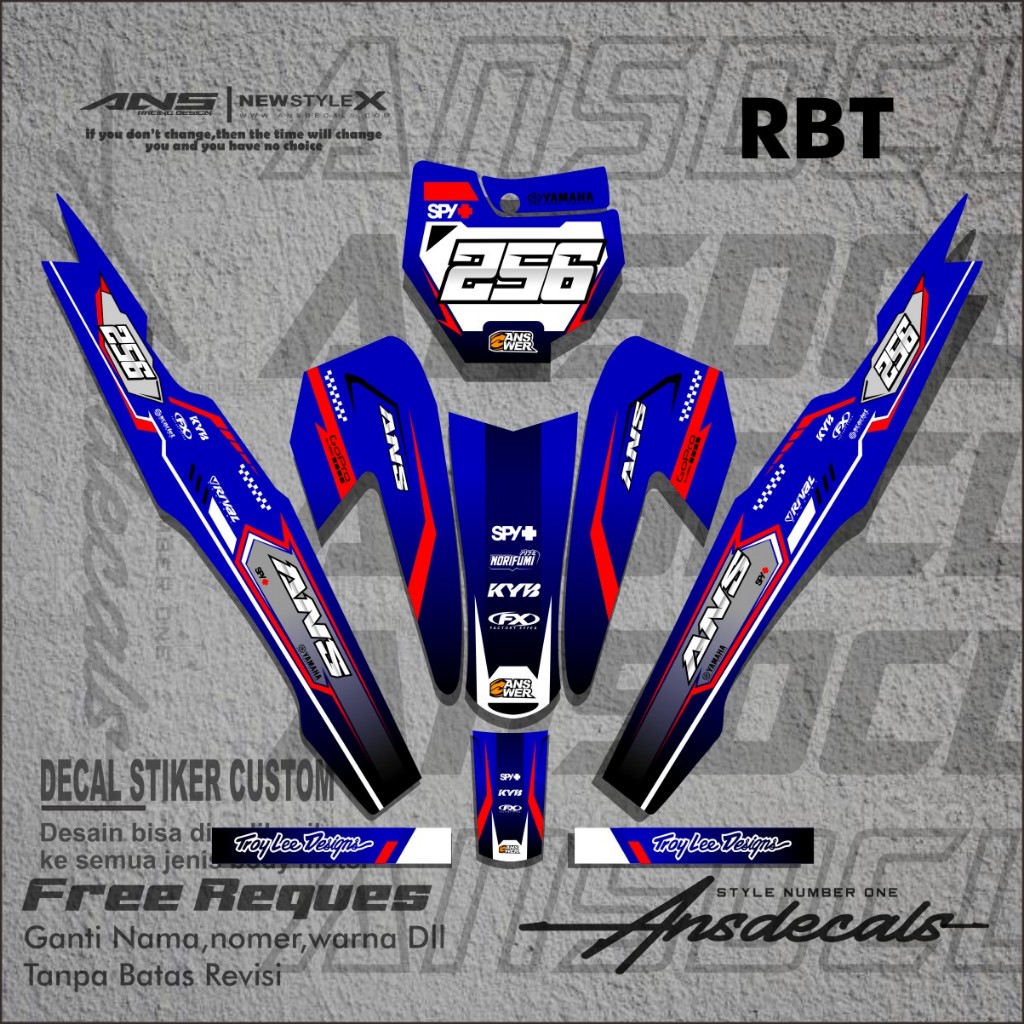 DECAL RBT BODY JUPITER YAMAHA VEGA NEW FULL BODY DEKAL STICKER STRIPING TERBARU HONDA REVO