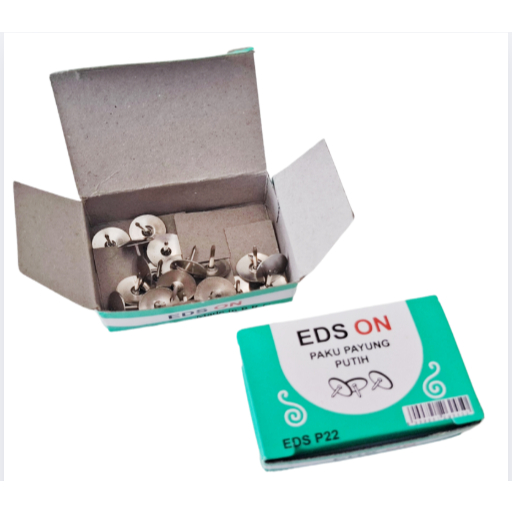

Paku Payung / Pines Besi Tajam / Thumb Tack isi 50 PCS per pak EDS-ON