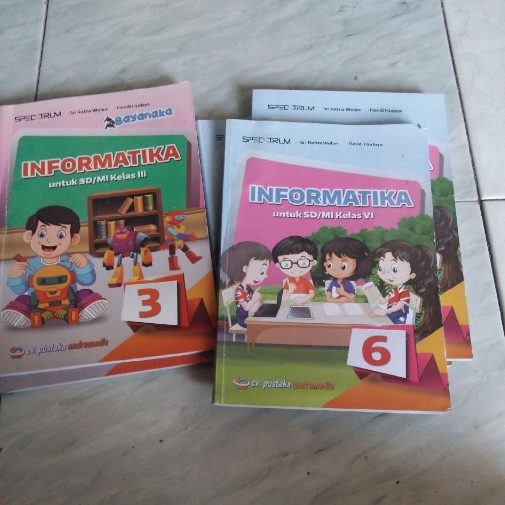 INFORMATIKA/KOMPUTER KELAS 1 2 3 4 5 6 SD K13 PENERBIT CV. PUSTAKA ANDROMEDIA