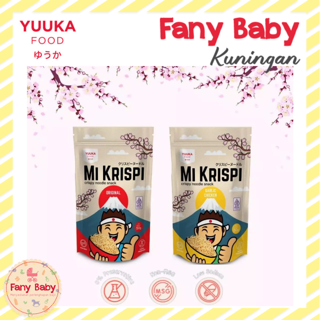 

YUUKA FOOD MIE KRISPI 50GR | CEMILAN MIE KERING