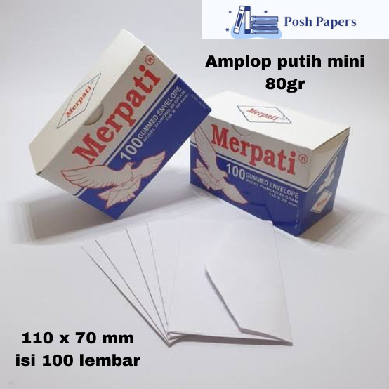 

AMPLOP MERPATI MINI KECIL 11X7CM 80 GSM READY STOCK / AMPLOP MERPATI