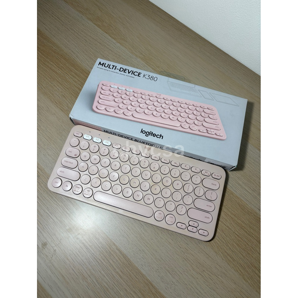 Logitech Keyboard K380 Pink Preloved
