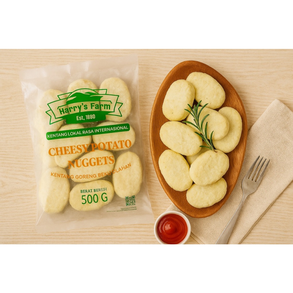 

Kentang Goreng | Cheesy Potato Nuggets 500 Gr