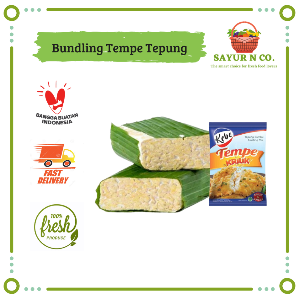 

Bundling Tempe & Tepung Tempe 200gr | Sayur N Co Bekasi