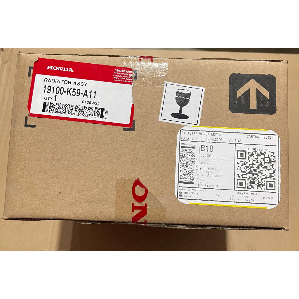 19100 K59 A11 Radiator Honda Vario 150 eSP K59
