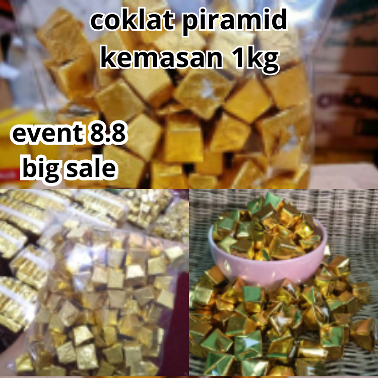 

coklat silverquin piramid kemasan 1 kg
