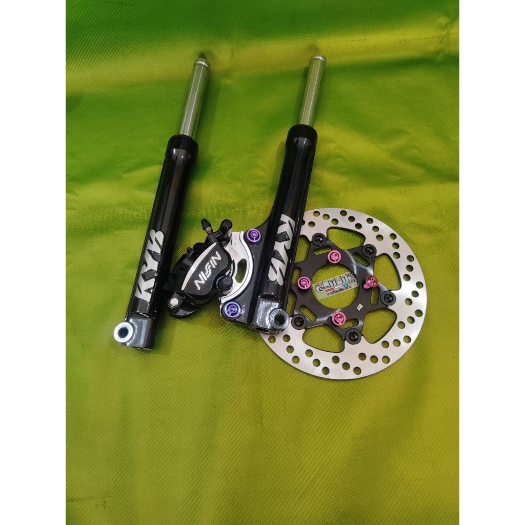 Shock kyb Mio set disc cakram set kaliper