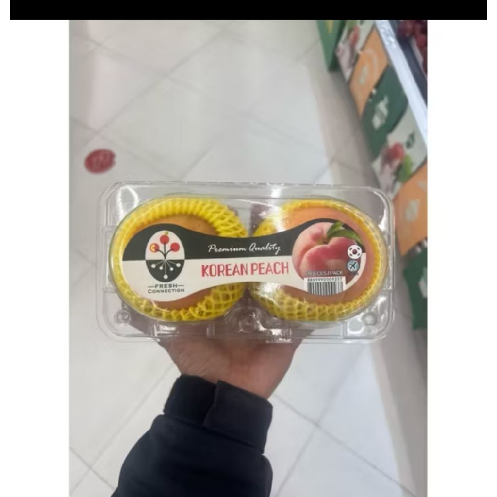 

Peach yellow import / Buah peach yellow Korea punya isi 2/pack