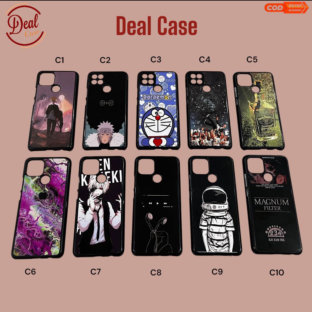 Case Hp Tipe  OPPO A15 / A15S / A35 / F1 / PART 2/ Clear Case / Case Bening / Clear Case Gambar / Ca