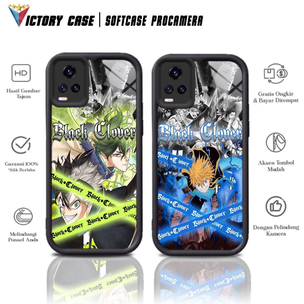 Case Premium Compatible For VIVO V20 Motif [ BLOVR ] Casing Softcase Glossy Anti Jamur