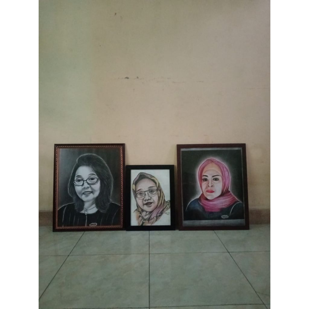 Lukisan Wajah Berwarna