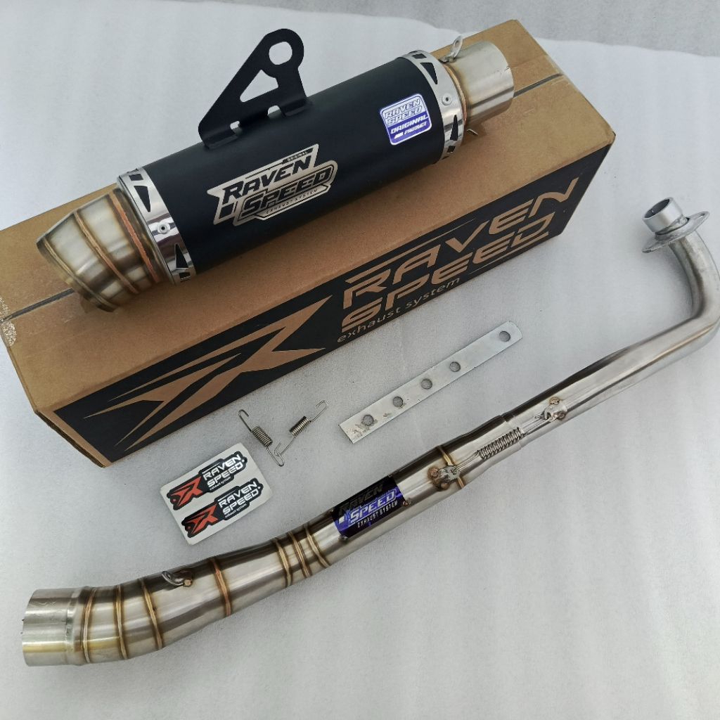 Knalpot Red Leo original Raven Speed Pnp Motor supra 125 jupiter z vega r kharisma revo absolut