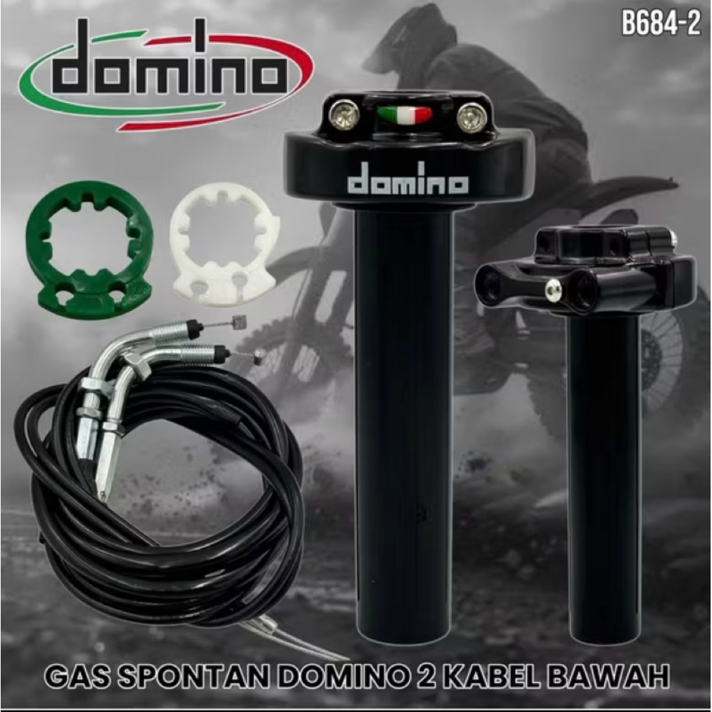 Gas Spontan DOMINO B684-2 Plus Kabel 2 Lubang Bawah