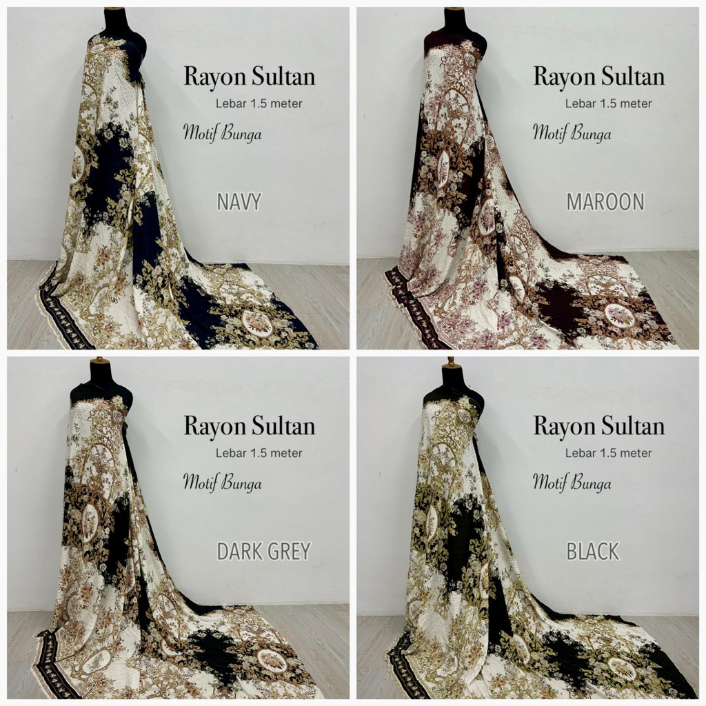 NEW KAIN RAYON SULTAN PREMIUM | kain katun rayon terbaru | motif sultan | motif batik bali