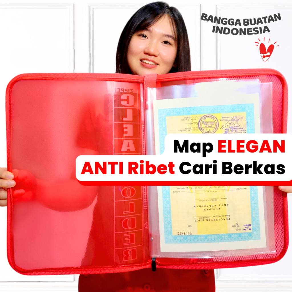 

TOPLA Clear Holder Map Dokumen Resleting Anti Air Document Keeper Tempat Berkas Display Book Ijazah F4 A4 CH555