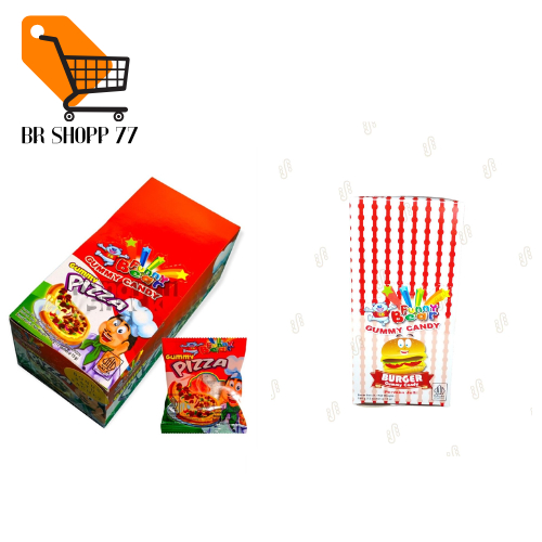 

FUNNY BEAR 12X12 15G PIZZA, BURGER