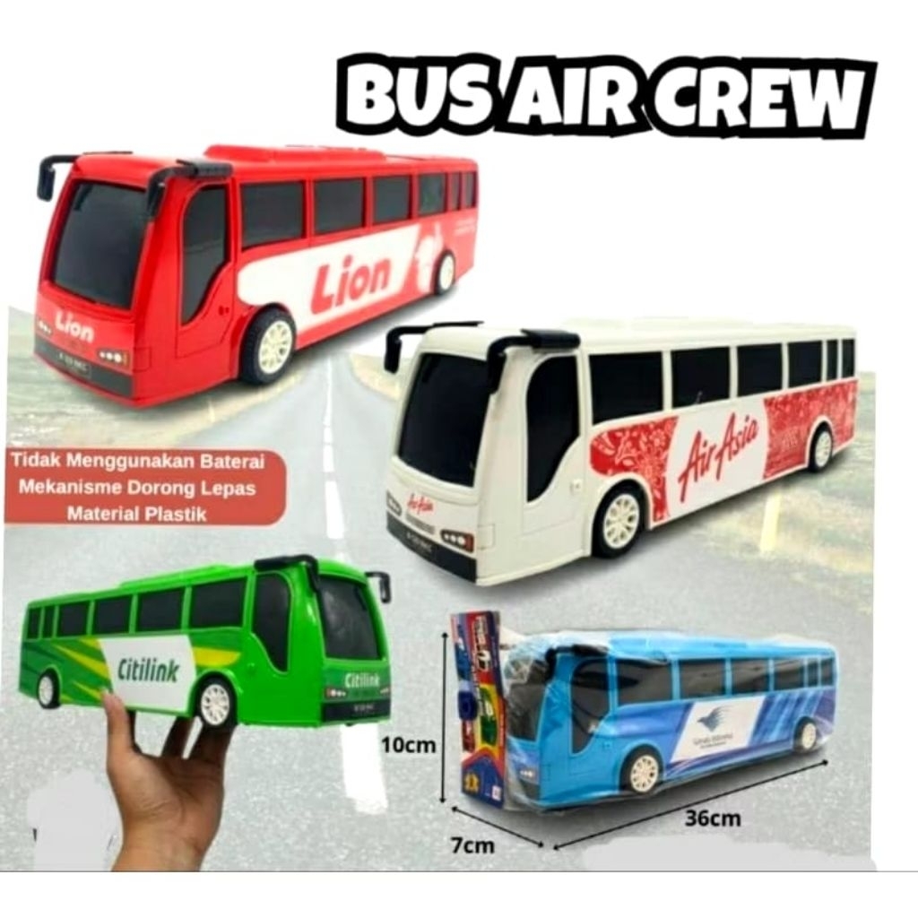 Mainan Bus Air Crew / MINIATUR BUS RKC
