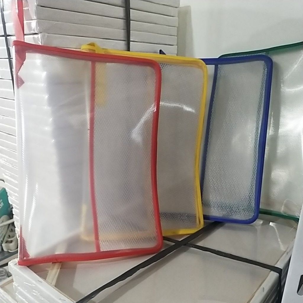 

map Zipper sleting ukuran folio tebal / Zipper / map plastik / map tenteng sleting / map file