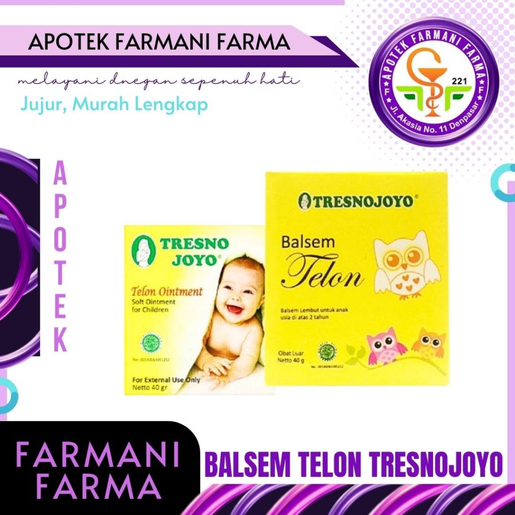 BALSEM TELON TRESNOJOYO 40 GRAM / BALSEM TELON TRESNOJOYO 20 GRAM / BALSEM BABY / BABY BALSAM / BALS