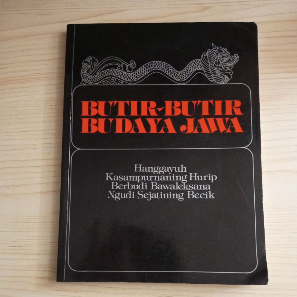 BUKU BUTIR BUTIR BUDAYA JAWA