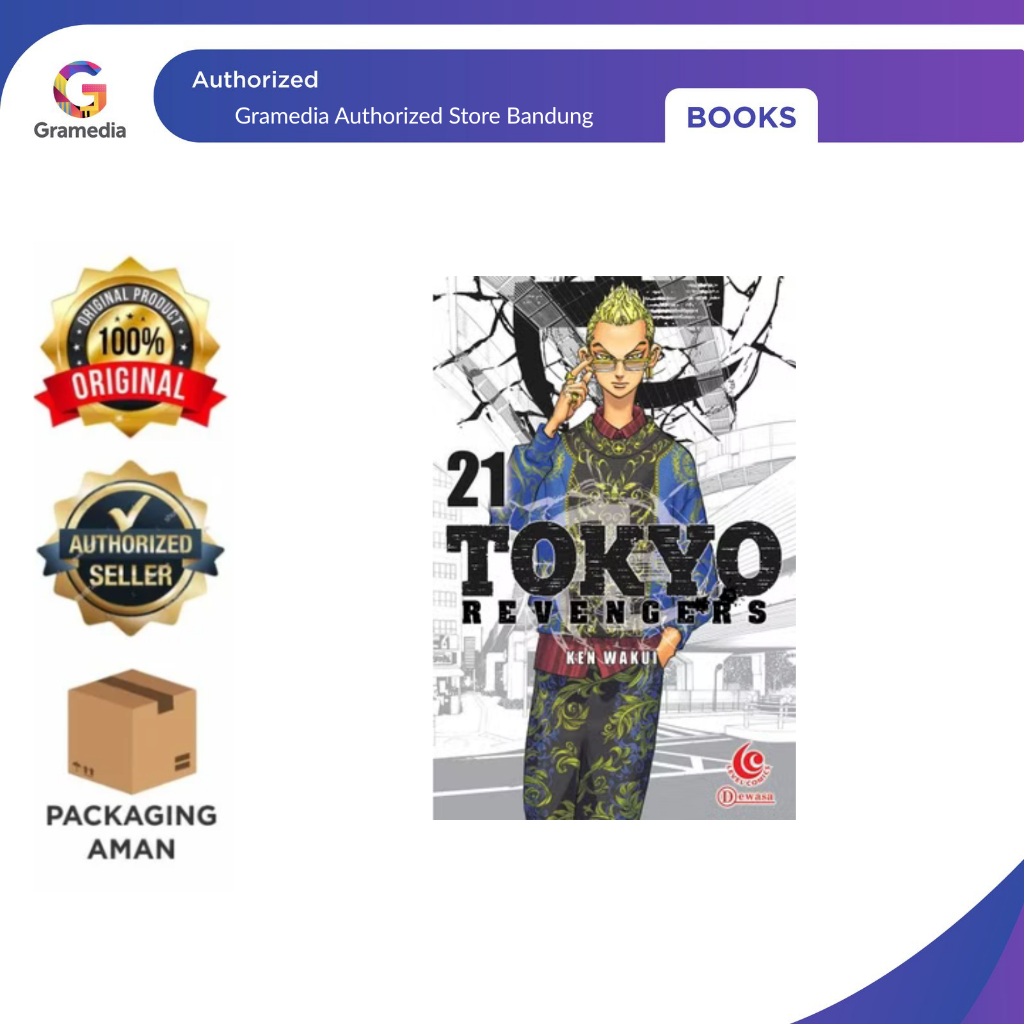 Gramedia Bandung - Tokyo Revengers 21
